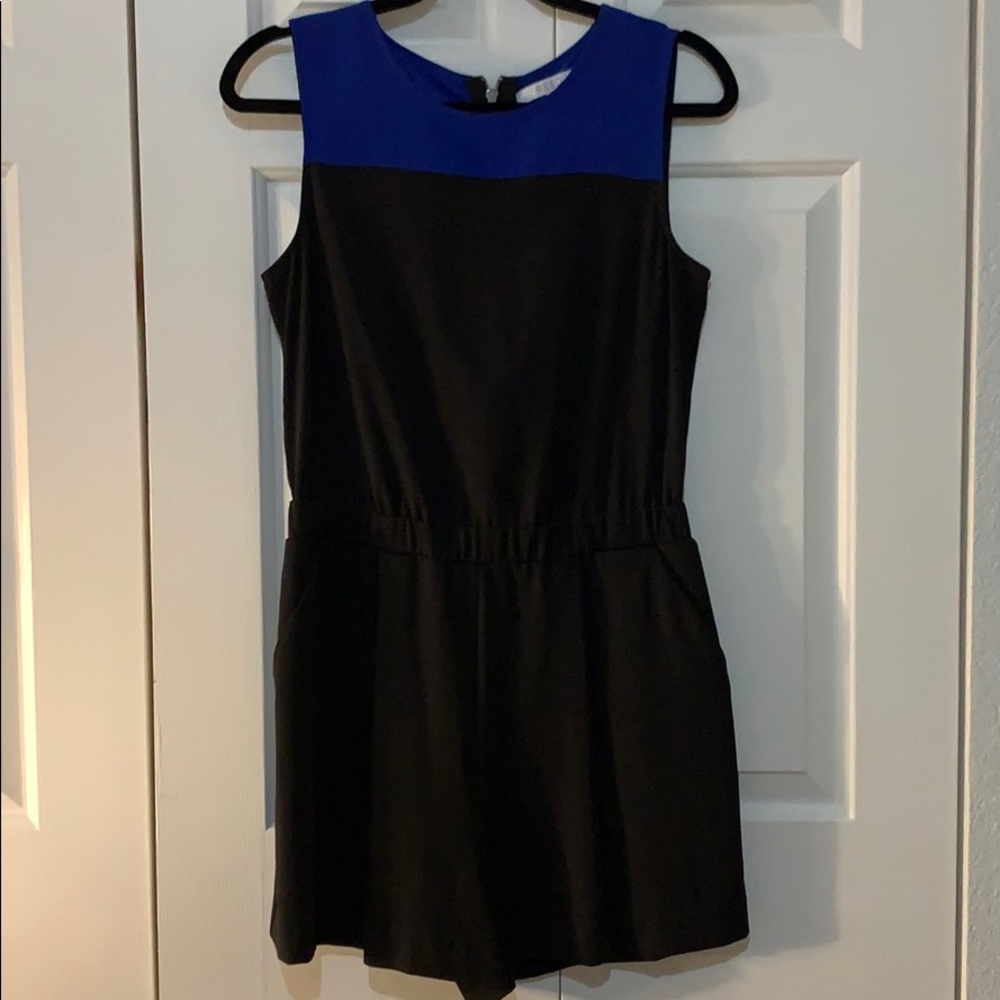 Black & blue Reed dress